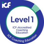 ICF Level 1 Accredited Coaching Education badge