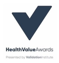 HealthValue Awards, presented by Validation Institute logo